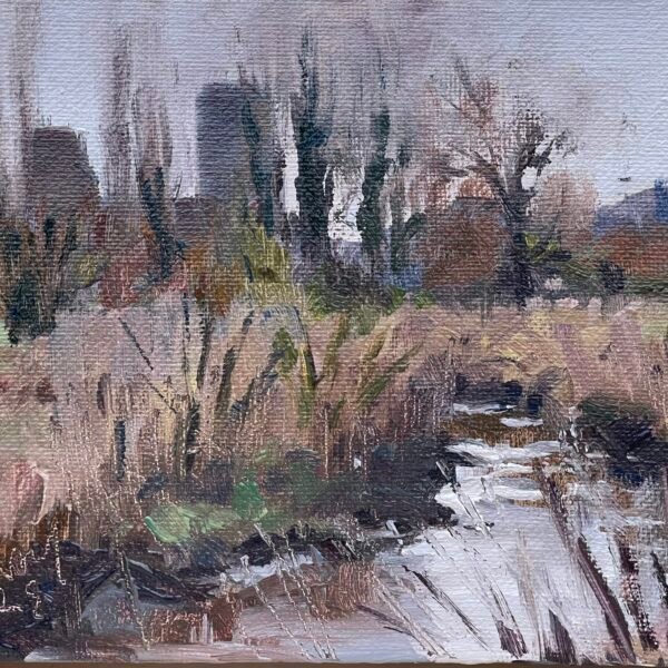 River Tiffey towards Wymondham Abbey by Tanya Pawsey